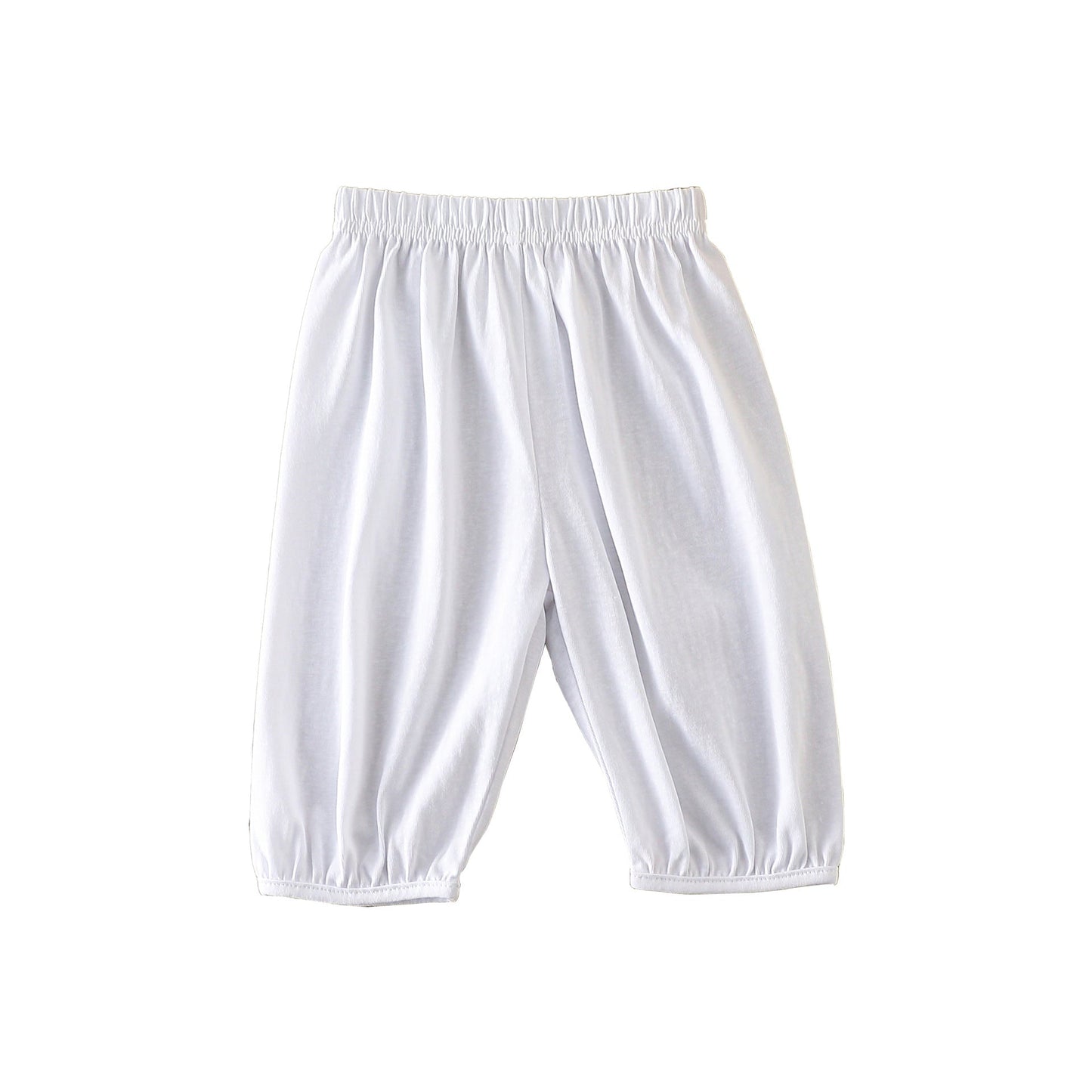 Children’s Summer Comfortable Fashion Casual Light Solid Color Pants – Simple Trousers-3